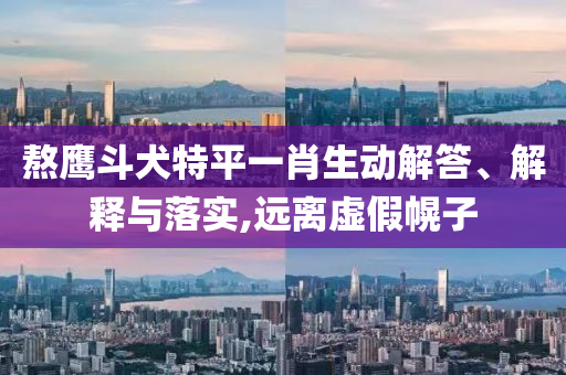 熬鷹斗犬特平一肖生動解答、解釋與落實,遠離虛假幌子